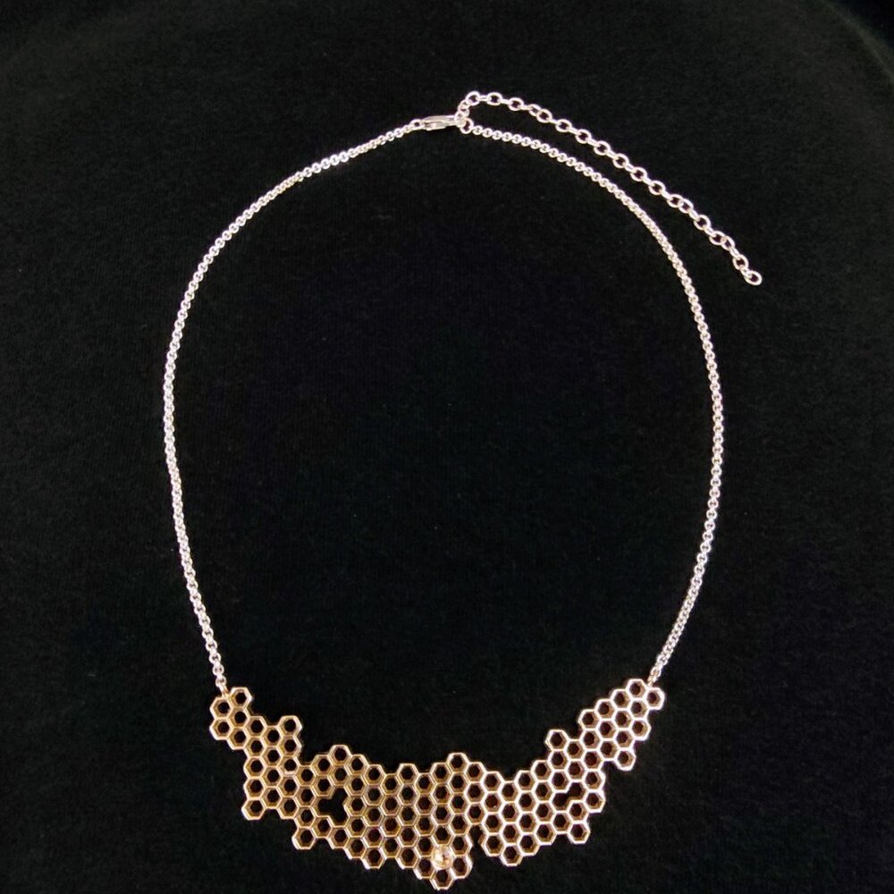 Mignon Faget Hive Collection Honeycomb Necklace - Picture 4 of 7